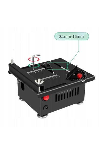 NO BRAND Mini fierăstrău electric de masă cu funcție de șlefuire și lustruire...