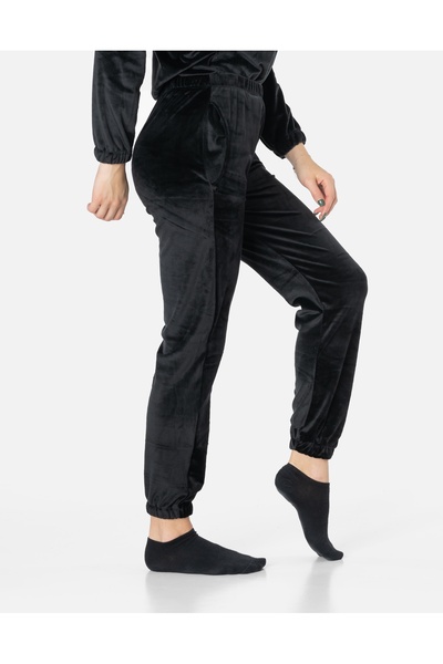 NO BRAND Set de trening călduros din catifea sport pentru femei, pantaloni și...