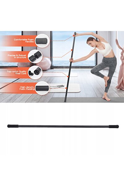 NO BRAND Set de exerciții yoga, băț de yoga și pilates