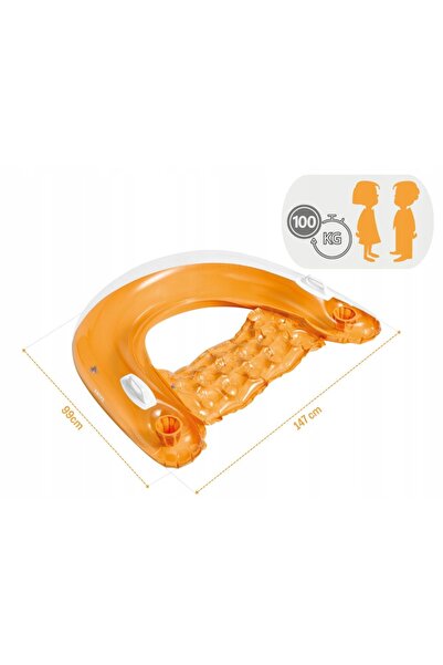 NO BRAND Saltea gonflabilă scaun, șezlong de apă, pentru piscină și plajă, In...