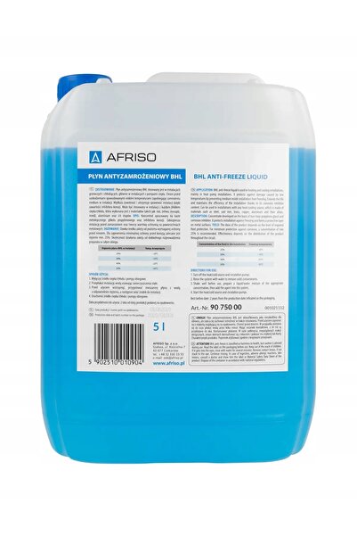 NO BRAND Fluid anti-îngheț Bhl pentru instalații Afriso 5L