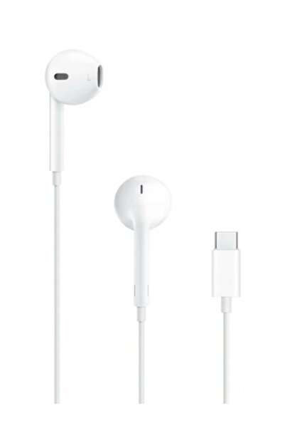 NO BRAND Căști intraauriculare cu fir Apple EarPods USB-C, albe, originale