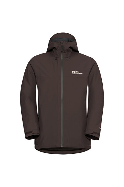 Jack Wolfskin Geacă impermeabilă pentru bărbați Wisper FW 2025-Maro închis-M