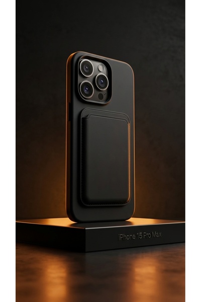 Case iPhone 15 Pro Max Uyumlu MagSafe Silikon Kılıf - Mıknatıslı Şarj Destekl...