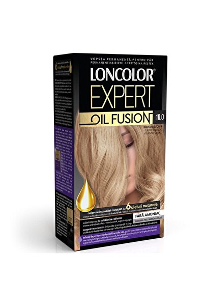 Loncolor Expert Vopsea pentru Par, Oil Fusion, 10 Blond Deschis