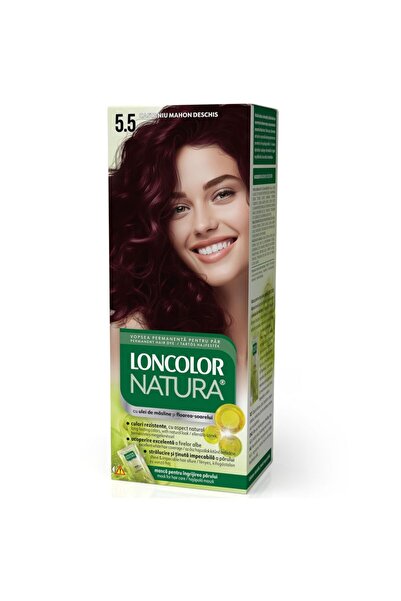 Loncolor Natura Vopsea pentru Par, Loncolor Natura, 5/5 Castaniu Mahon Deschis