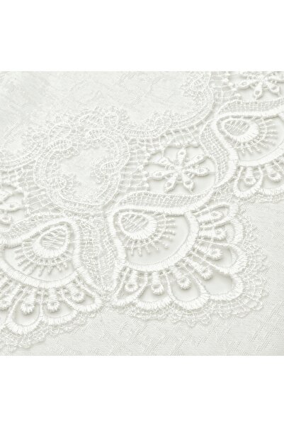 NO BRAND Față de masă cu Guipure Elegantă 8139 Ecru 110X160Cm