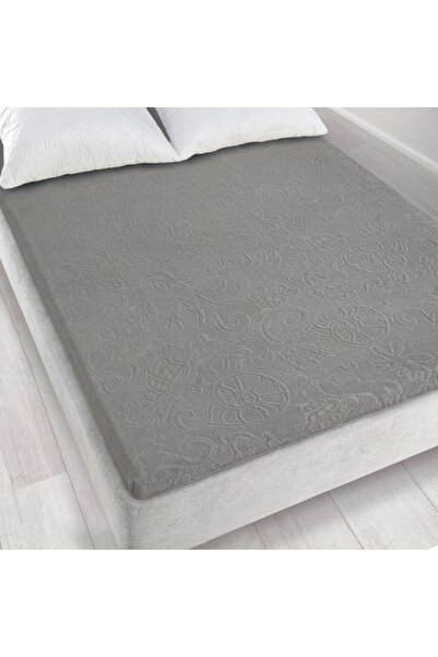 NO BRAND Cearșaf de pat Tulip 4 Jacquard Terry 175X220 Bej
