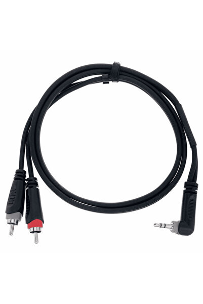 Cordial Cablu 3.5mm cotit la 2 RCA 1m