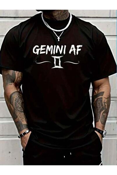 799 100% Cotton Funny May June Birthday Horoscope, Gemini AF T-Shirt Casual S...