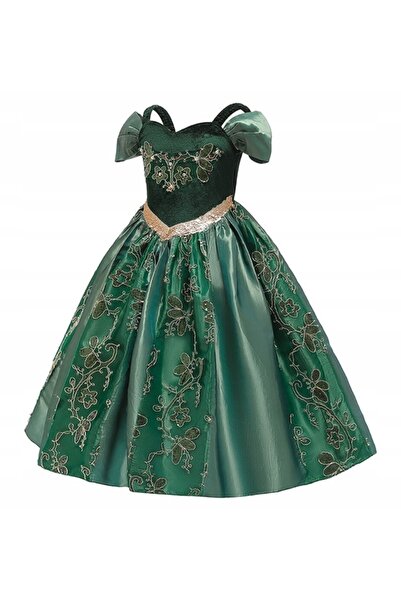NO BRAND 128 134 Costum Rochie de Prințesă Anna Regina de Gheață, Costum Roch...