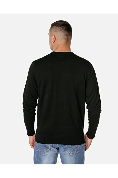 NO BRAND Pulover subțire elegant pentru bărbați, neted, cu decolteu în V, cu ...