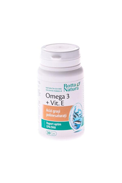 Rotta Natura Omega 3 + Vitamina E Rotta Natura, 30 capsule
