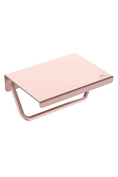 İdeal Standard Suport hârtie igienică de perete – roz satinat, 95 mm