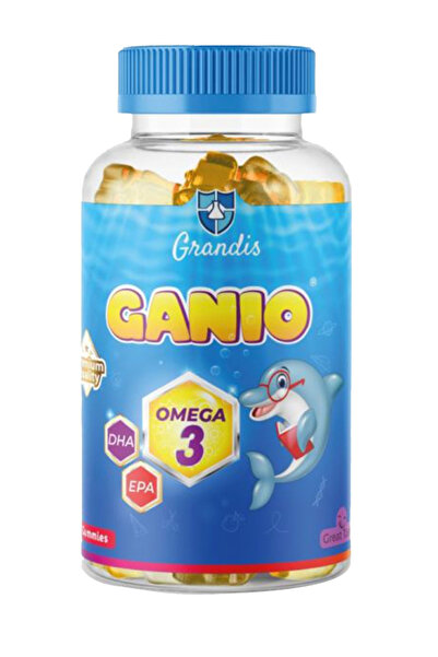 Grandis Ganio Kids Omega 3 Gummies, 60 Tablets