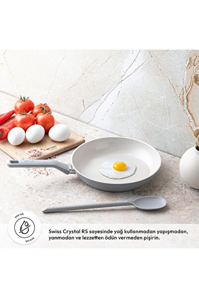 Emsan Swiss Cyrstal RS Tava Gri 30 cm
