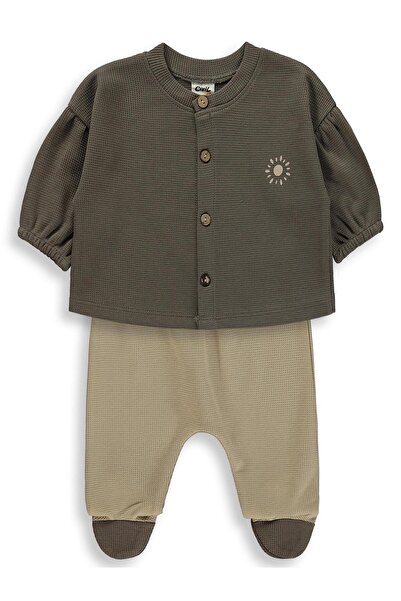 Civil Baby Sun Printed 1-9 Month Pajama Set - Brown
