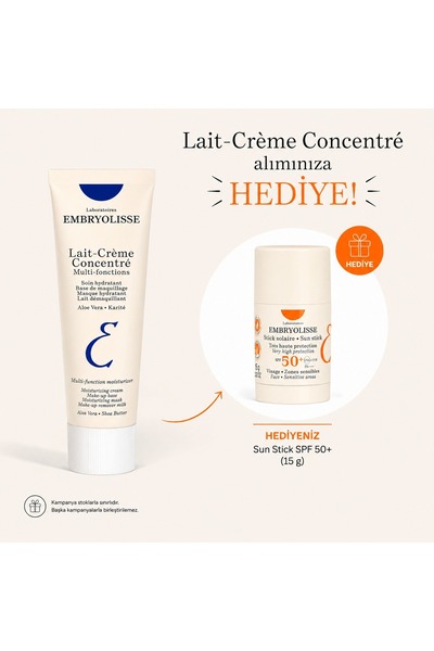 Embryolisse Lait Creme Concentre Nemlendirici Krem 75ml + Güneş Koruyucu Stic...