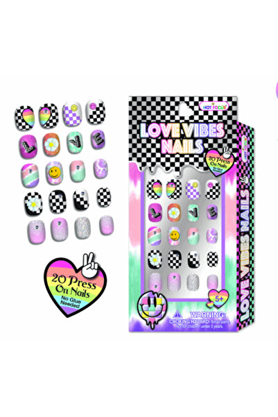 Hot Focus Love Vibes Nails