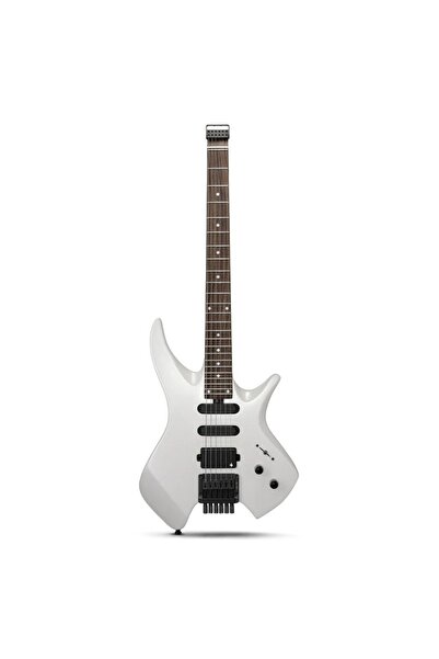 Donner HLX-500 Headless Elektro Gitar (Beyaz)