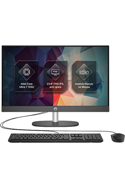 HP ProOne 240 G10 Intel Core Ultra 7 155U 8GB 512GB SSD 23.8" FHD W11P All In...