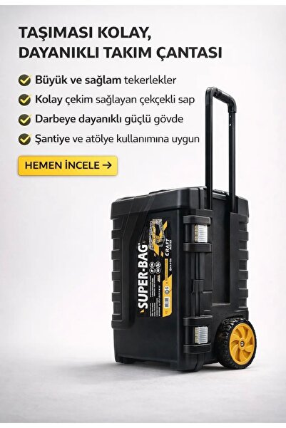 SUPER-BAG SUPER BAG Tekerlekli Takım Çantası