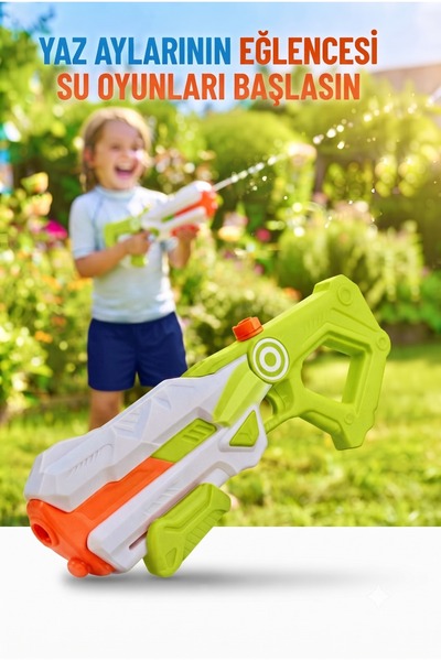 Tıfıl Toys Dev Boy 62 cm Su Tabancası - 1000 ml Su Haznesi ile Yazın En Eğlen...