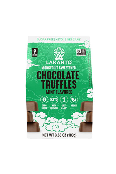 Lakanto Chocolate Truffles Mint Flavored 3.63 OZ 3.63OZ