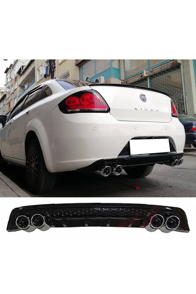 HasAkman Fiat Linea Difüzör Lüx Tip İthal Ultra Parlak Siyah Difizör