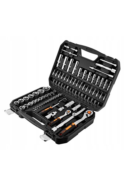 NEO Tools Set de chei tubulare 1/4'' 1/2'' 94 piese 10-062