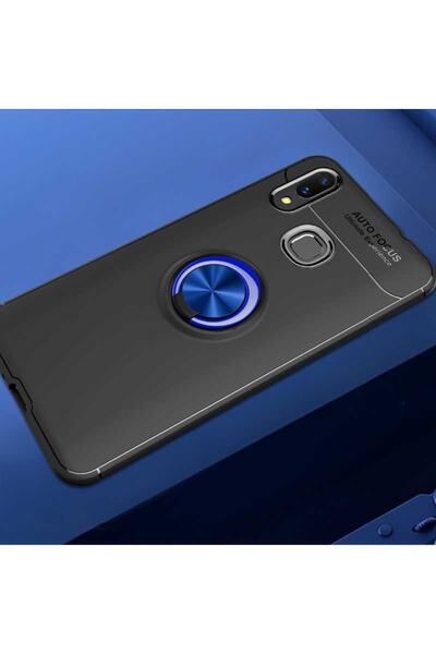 Ummeslem Silicone Ravel Cover with Rotatable Ring Stand for Huawei Y7 Prime 2...