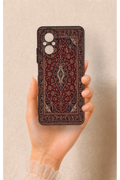 Vip Case حافظة سيليكون بنمط سجاد Acem متوافقة مع هاتف Realme 12 Lite