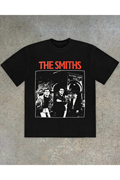 Grafftee Clothing Smiths 80S Printed Unisex Oversize T-Shirt