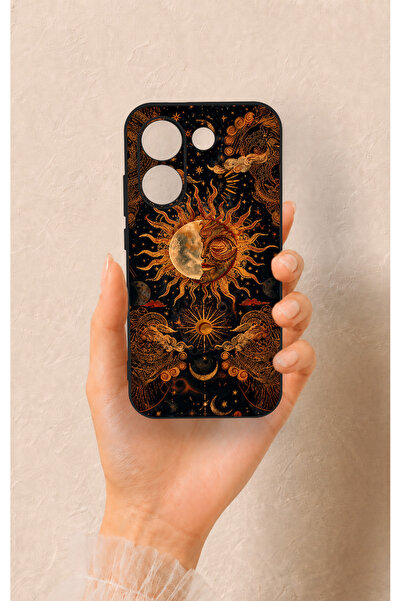 Vip Case Poco X8 Pro Uyumlu Mistik Güneş Desenli Silikon Kılıf