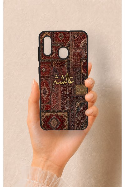 Vip Case Samsung A20-A30 Compatible Vintage Carpet Patterned Silicone Case
