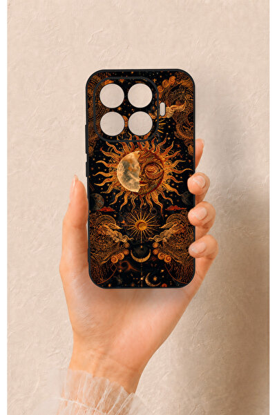 Vip Case Xiaomi Mi 17T 5G Uyumlu Mistik Güneş Desenli Silikon Kılıf