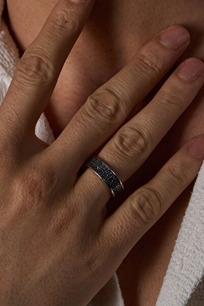Ricco Jewellery 925 Ayar Gümüş Oksitli Drakar Yüzük