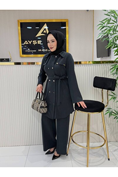 LİVAMODA43 AYŞE AKAY DÜĞMELİ TAKIM