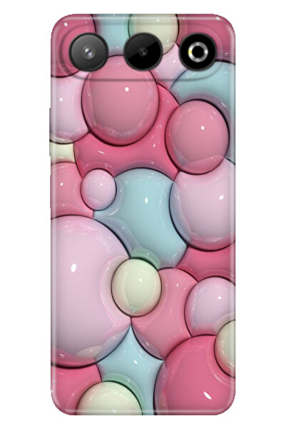 General Mobile Gm 26 5G (G905) Kılıf Trendy Silikon Baskılı Baloncuk
