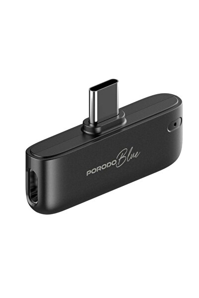porodo ClipMic Pro Wireless Microphone X1 with 60mAh Battery Capacity / Witho...