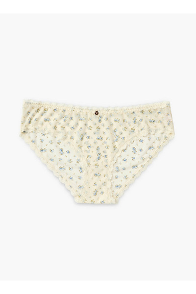 FAV Bikini Briefs Mid Rise Floral Print