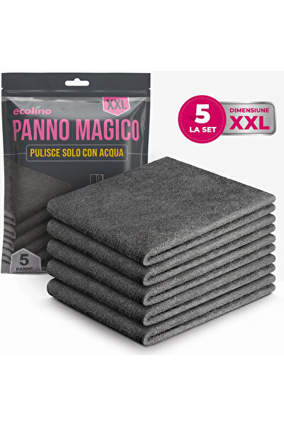 Generic Brand Laveta Magică din Microfibră (Set de 5 Bucăți)
