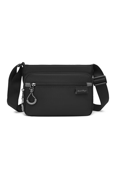 SMART BAGS Geantă neagră de umăr și crossbody pentru femei, de zi cu zi, de d...