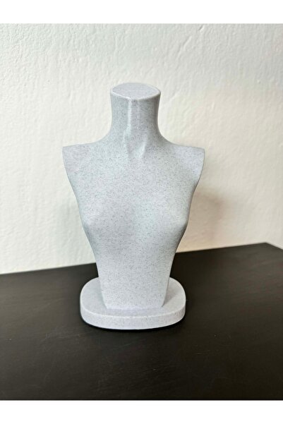 LİYA3D Marble Patterned Necklace Stand – Decorative Jewelry Bust |   Jewelry ...