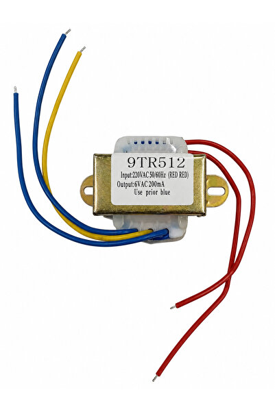 Generic Transformer 500MA 110/220V 6+6V