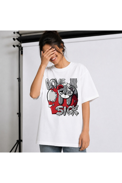 Ingift Tricou Unisex Oversize Personalizat Cartoon Street Wear Collection, 10...