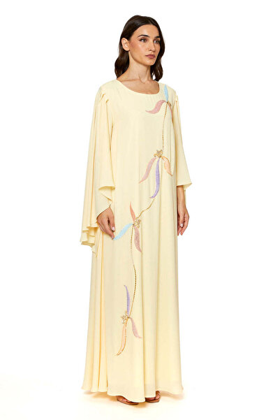 ELEGANZA LA MODE Yellow Jalabiya – ELM J 556