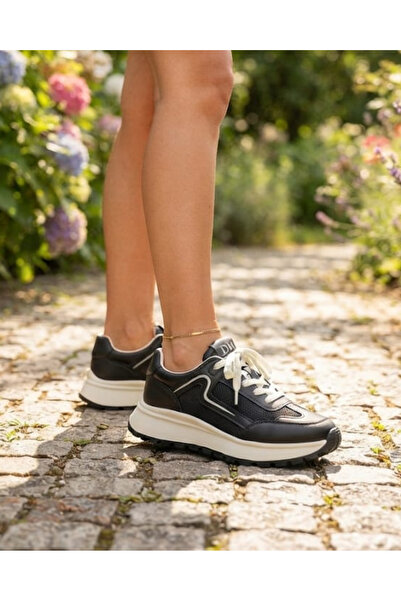 Ay Ayakkabım Bdlz-2008 Women's Black (36-40) Casual Sports Shoes