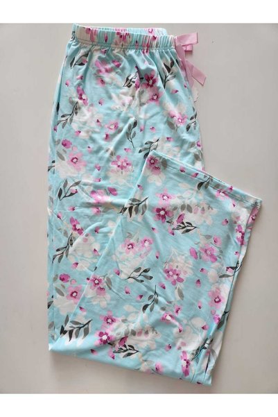 Lady Queen Lycra Ring Viscose Oversize Size Pajama Bottoms 6020