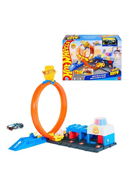 HOT WHEELS Polis İstasyonu Oyun Seti (4+ Yaş)
